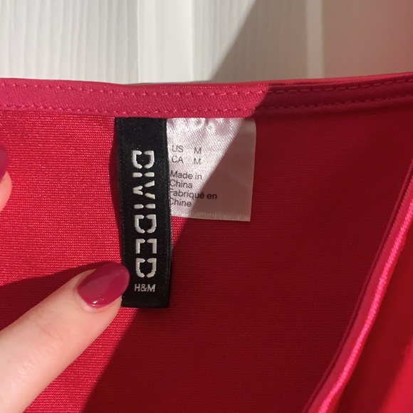 Pink Satin Wrap Dress - Picture 3 of 7